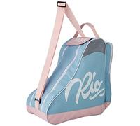 Rio Roller Script Skate Bag, Bolsa de Tela y de Playa Unisex Adulto, Multicolor (Blue/Pink), 24x15x45 cm (W x H x L)