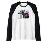 Río Támesis, Carreras de caballos, Del Mar, Santa Anita Camiseta Manga Raglan