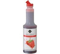 Rioba Bar Purée Mix - Sin Gluten, Elaborado en Italia - Ideal para Cocteles y Postres, 1,3 kg (1 BOTELLA 1,300 ML, FRESA)