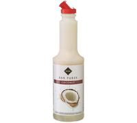 Rioba Bar Purée Mix - Siropes Coco, Fresa, Mango, y Fruta de la Pasión, Ideal para Cocteles y Postres, 1,3 kg (1 BOTELLA 1,300 ML, COCO)