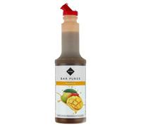 Rioba Bar Purée Mix - Siropes Coco, Fresa, Mango, y Fruta de la Pasión, Ideal para Cocteles y Postres, 1,3 kg (1 BOTELLA 1,300 ML, MANGO)