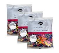 Rioba Surtido de Caramelos - Caramelos Duros Surtido de Frutas, Bolsa de 1kg- Sin Gluten y Sin lactosa para Toda Ocasión, 1 kg (3 BOLSAS 1 Kg., SURTIDO FRUTAL)