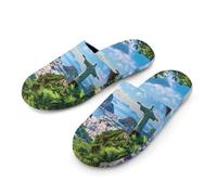 Riode-Janeiro - Pantuflas de interior para hombre, suaves, planas, ligeras, antideslizantes, Estilo:, 41-42_（7.5-8.5）