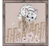 Riolis - 1547 Hunter Cross Stitch Kit, algodón, Multi de Color, 20 x 0, 1 cm