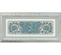 Riolis 1703 Sea Horse - Juego de servilletas (algodón, 88 cm), diseño de cuento de mar, multicolor