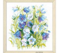 Riolis 1790 - Kit de punto de cruz para punto de cruz (algodón, 3030 cm), diseño de copos de carpa