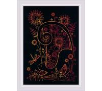 RIOLIS Blackwork Kit 2174 Cats. Summertime