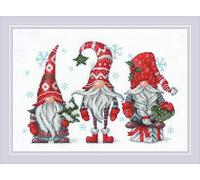 RIOLIS Counted Cross Stitch Kit 11.75"X8.25"-Gnomes