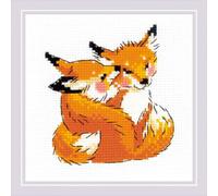 Riolis Counted Cross Stitch Kit 6"X6"-Amore Mio (10 Count)