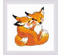 Riolis Counted Cross Stitch Kit 6"X6"-Amore Mio (10 Count)