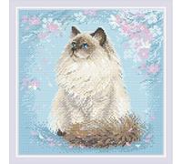 RIOLIS Diamond Mosaic Embroidery Kit 11.75"X11.75"-Meow-Zen