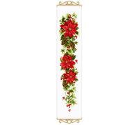 RIOLIS - Estrella de Navidad (algodón, 19 x 90 x 0,1 cm), multicolor