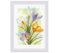 RIOLIS Kit de punto de cruz contado 2190 Spring Glow. Crocuses