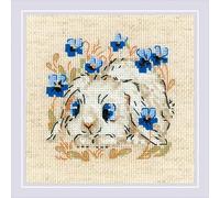 Riolis Kit de Punto de Cruz, Multicolor, 13x13cm