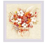 Riolis Kit de Punto de Cruz, Multicolor, 25x25cm