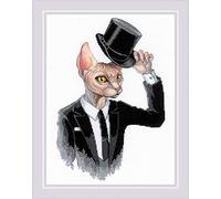 Riolis Kit de Punto de Cruz, Multicolor, 25x33cm