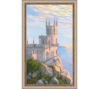 Riolis - Nido de Golondrinas Cruz, algodón, Multicolor, 35 x 60 x 0,1 cm