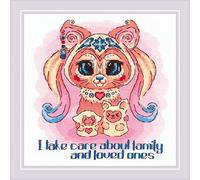 Riolis Punto de cruz GS, Good Souls, Beauty (14 unidades)