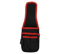 Rionera para herramientas Pequeo bolsillo multifuncional para herramientas Cinturn para electricistas Tcnico Almacenamiento de herramientas(rojo)