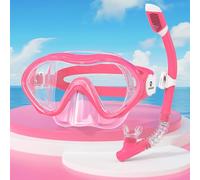 RIOROO Gafas Buceo Niño para Niños y Niñas de 4 a 12 Años, Antivaho Protección UV Antipérdida 180º Gafas Gatacion Niño con Protección para la Nariz