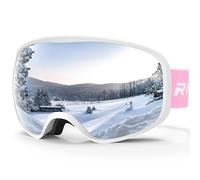 RIOROO Gafas de Esquí, Máscara Gafas Esqui Snowboard Nieve Espejo para Hombre Mujer Adultos Juventud Jóvenes OTG Compatible con Casco,Anti Niebla 100% Protección UV Gafas de Ventisca