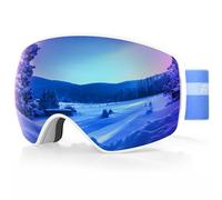 RIOROO Gafas de Esquí Nieve, Gafas de Esquí Con Lentes Intercambiables, OTG Protección UV Compatible Casco Anti-Fog