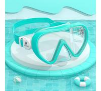 RIOROO Gafas de Natación Niños Máscara de Buceo Para, Gafas de Natación Antivaho Para con Cubierta Para la Nariz de Snorkel Niños de 6 a 16 años.
