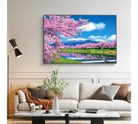 Ríos de naturaleza Pintura Diamante Adultos Principiante,Bricolaje 5D Square Diamond Painting Kit Completo,diamond painting Manualidades Para Decoración de Hogar Pared Regalo 45x65cm