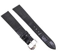 Rios Louisiana - Correa para reloj (18/14 mm, apta para Patek, Omega, fabricado en Alemania), color negro
