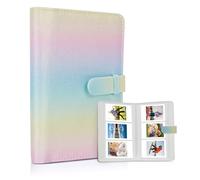 Riosin Mini álbum de 108 bolsillos compatible con película Fujifilm Instax Mini, apto para Instax Mini 12/11/7+/9/Evo/40/99/Liplay, álbum de fotos de 2 x 3 pulgadas para tarjetas fotográficas Canon