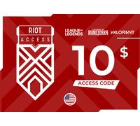 Riot Access Code 10 USD Key - UNITED STATES