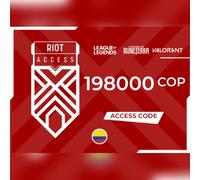 Riot Access Code 198000 COP Key - COLOMBIA