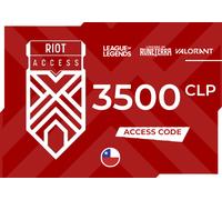 Riot Access Code 3500 CLP Key - CHILE
