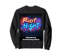 Riot Night Graffiti Style - Colorido diseño de rock pop Sudadera