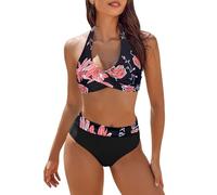 riou 2025 Conjuntos de Bikinis para Mujer Push Up Sexy Estampado Floral Conjunto Traje de Baño Bohemio Dividido BañAdores Reductores Bra Tops Ropa de Baño Verano Viajes Playa Vikinis