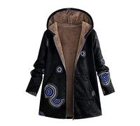 riou Abrigos Mujer Invierno Elegantes Abrigos para Mujer Rebajas Talla Grande Cálido Camisa Deportivo Chaqueta Cremallera Adolescente Jersey Abrigos con Bolsillos Slim Fit Hoodie