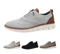 Riou Breeze Urban Hombre, Zapatos Ortopédicos Ultra Cómodos, Casuales de Malla Transpirable para Caminar
