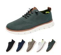 Riou Breeze Urban Hombre, Zapatos Ortopédicos Ultra Cómodos, Casuales de Malla Transpirable para Caminar