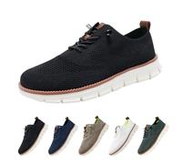 Riou Breeze Urban Hombre, Zapatos Ortopédicos Ultra Cómodos, Malla Transpirable para Caminar
