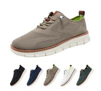 Riou Breeze Urban Hombre, Zapatos Ortopédicos Ultra Cómodos, Malla Transpirable para Caminar