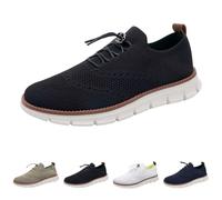 Riou Breeze Urban Hombre, Zapatos Ortopédicos Ultra Cómodos, Malla Transpirable para Caminar