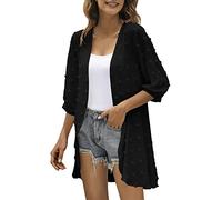 riou Cardigan Mujer Invierno Con Cremallera Cárdigans con Botones cálidos Manga Larga Suelta Retro Cárdigan Informal Señoras Adolescentes Chicas Streetwear Chal Largo