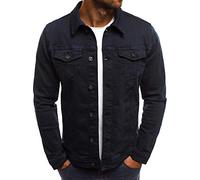 riou Chaqueta de Algodón Hombre Casual Otoño Invierno Abrigo Fina Militar Joven Cazadora Ligera Entretiempo Chaqueta Clásica Manga Larga Jacket Outwear