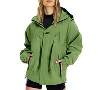 riou Chubasquero Mujer Impermeable Largo Cardigan Outerwear Chaqueta Con Capucha Al Aire Libre Portable Ligera Casual Chubasquero Largo Talla Grande Deporte Cremallera Cazadoras Raincoat