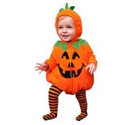 riou Disfraz Halloween Bebe - Disfraz Calabaza Bebe Lindos Calabaza Roap Para Niña y Niño Disfraces Halloweens Bebé Mono + Pantalón Rayas Regalos de Calabazas Halloween Para Infante RO