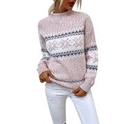 riou Jersey Mujer Invierno Bonitos Casual Patchwork Jerséis Manga Larga Básico Pullover Hoodie Sudaderas Regalos Camiseta Mujer Chándal Ligero Y Cómodo Cardigan Tops S-5xl