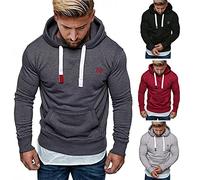 riou ¡Oferta Sudaderas con Capucha para Hombre Cosy Chaqueta Deportiva Sudadera con Cremallera Completa Slim Fit Hoodie Casual Jerséis Adolescente Top Blouse ¡Caliente!