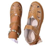 riou Sandalias Cerradas Mujer, Ligero Casual Sandalias Deportivas Ortopédicas Comodos Vestir Elegantes Moda Fiesta Zapatos Barefoot Playa Trekking Senderismo Caminar Viajar