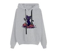 riou Sudadera con Capucha para Mujeres Otoño Invierno Tallas Grandes Casual Chaqueta Caliente y Esponjoso Tops Suéter Abrigo Jersey Hoodies Deportivos Pullover Moda Originales