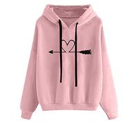 riou Sudaderas con Capucha Mujer Hoodie Casual Estampada Camisetas Chica Moda Abrigos Tallas Grandes Standard Hoodie Deportivos Pullover